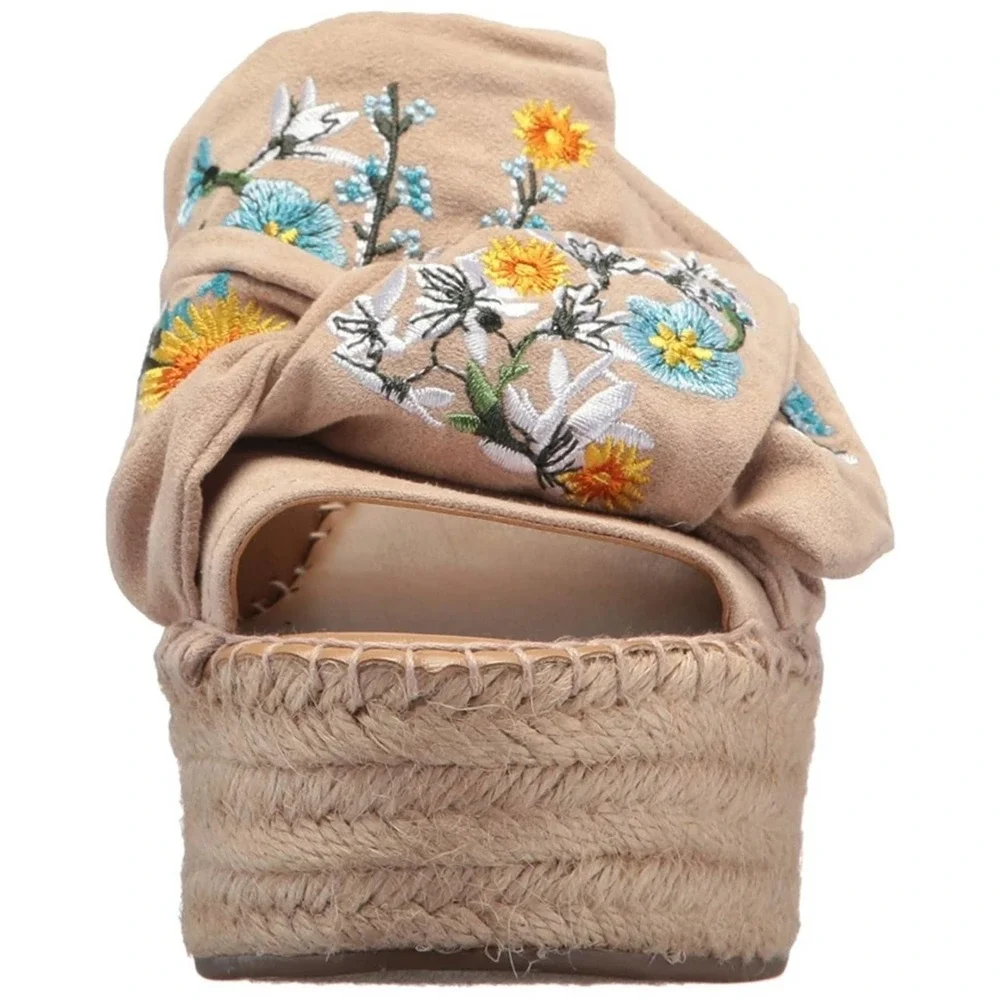 Franco Sarto Talinda Wedge Espadrilles Sandals 10
